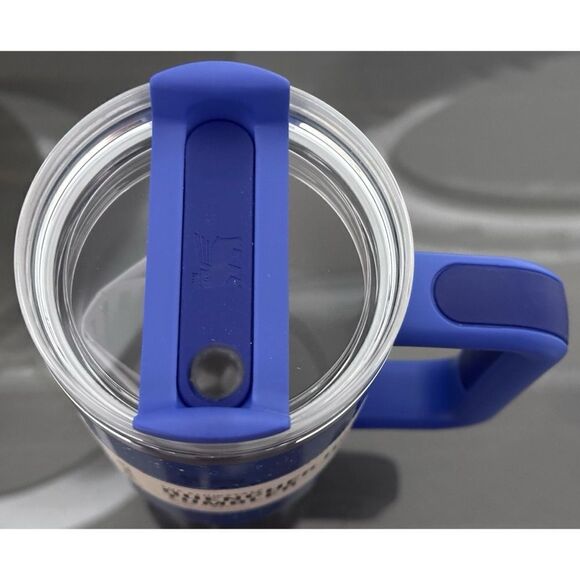 Stanley Quencher H2.0 FlowState Tumbler 30oz, IRIS BLUE SPECKLE - Picture 3 of 5